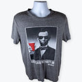 Novelty Gray Abe Lincoln "Keep Calm and Party On" - Adult & Kids T-Shirts, Sweatshirts & Hoodies apparel design preview 1