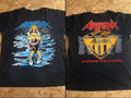1987 Anthrax Among The Living Tour - Adult & Kids T-Shirts, Sweatshirts & Hoodies apparel design preview 1