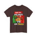 Will Tell Dad Jokes For Tacos Taco Cartoon, Mexican - Adult & Kids T-Shirts, Sweatshirts & Hoodies apparel design preview 1