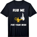Funny Genie Lamp Rub Me Wishes Aladin Costume - Adult & Kids T-Shirts, Sweatshirts & Hoodies apparel design preview 1