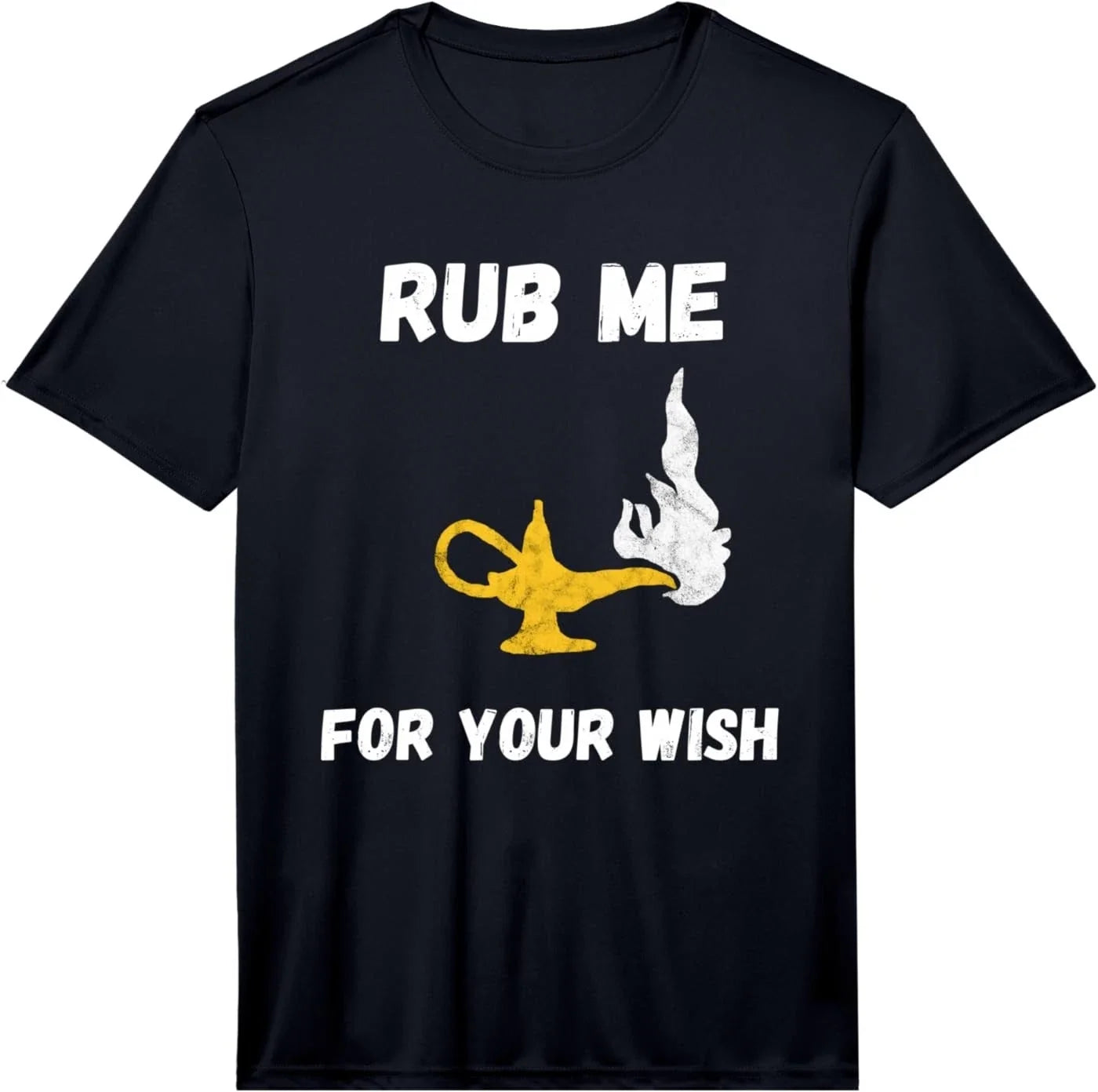 Funny Genie Lamp Rub Me Wishes Aladin Costume - Adult & Kids T-Shirts, Sweatshirts & Hoodies apparel design preview 1