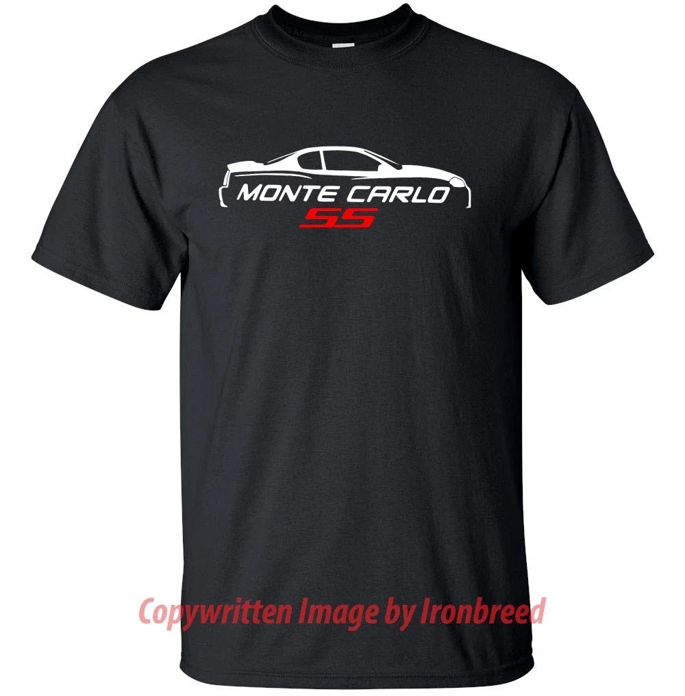 2006 2007 Monte Carlo SS Car Silhouette 06 07 - Adult & Kids T-Shirts, Sweatshirts & Hoodies apparel design preview 1