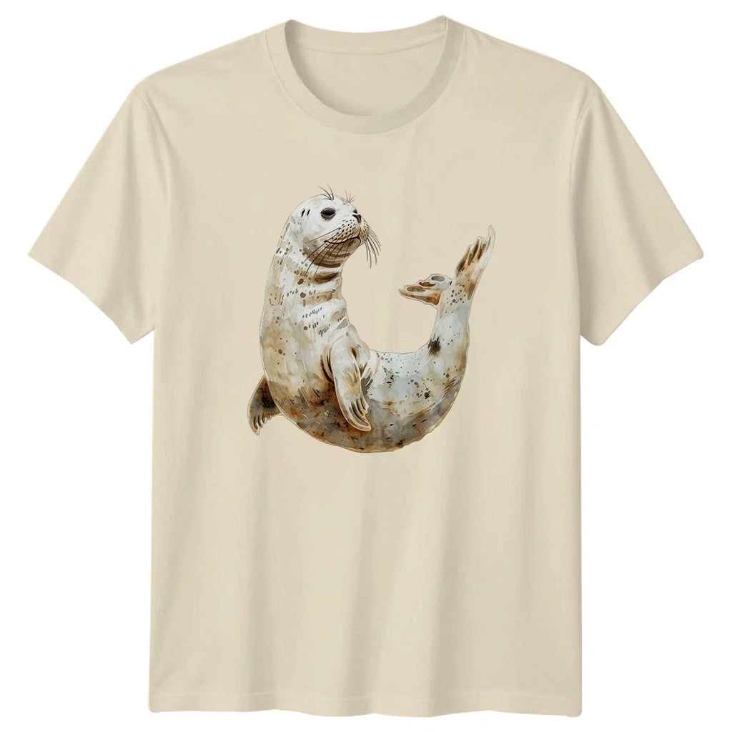 Boho Seal Art Ocean Wildlife Gift For Him And Her - Adult & Kids T-Shirts, Sweatshirts & Hoodies apparel design preview 1