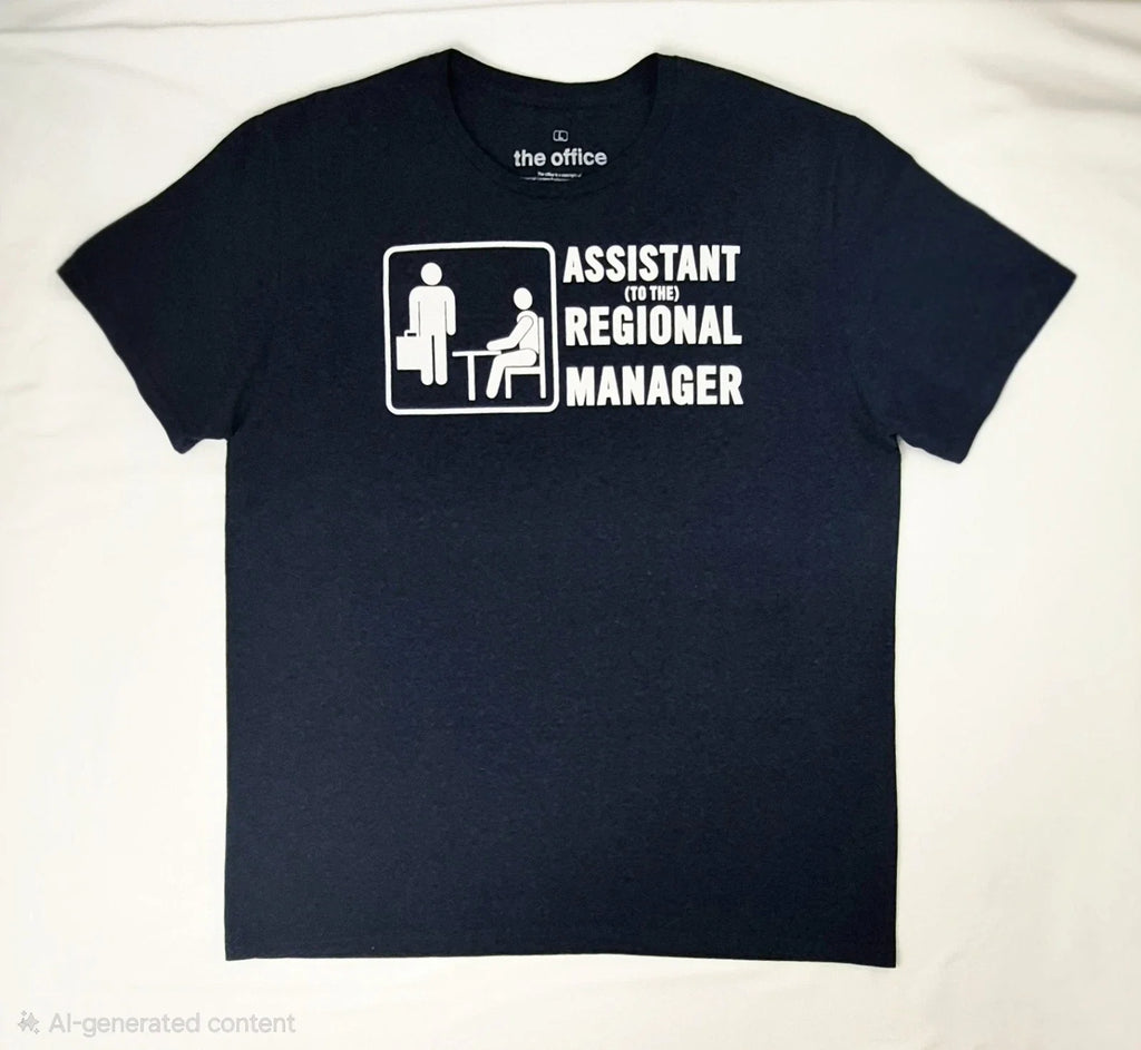 The Office-Assistant to Regional Manager Navy Blue - Adult & Kids T-Shirts, Sweatshirts & Hoodies apparel design preview 1
