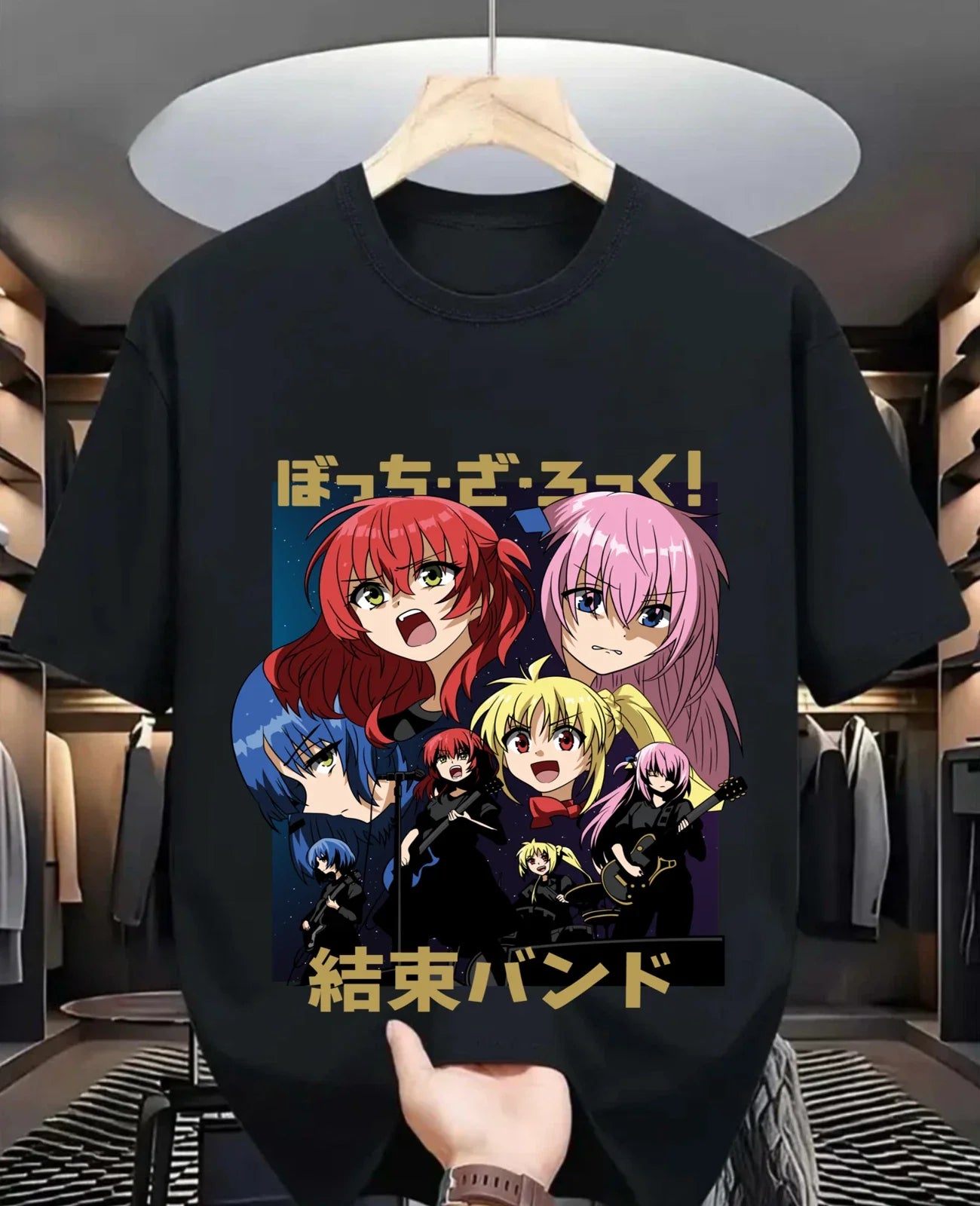 Hitori Gotou Bocchi the Rock Kawaii Funny - Adult & Kids T-Shirts, Sweatshirts & Hoodies apparel design preview 1