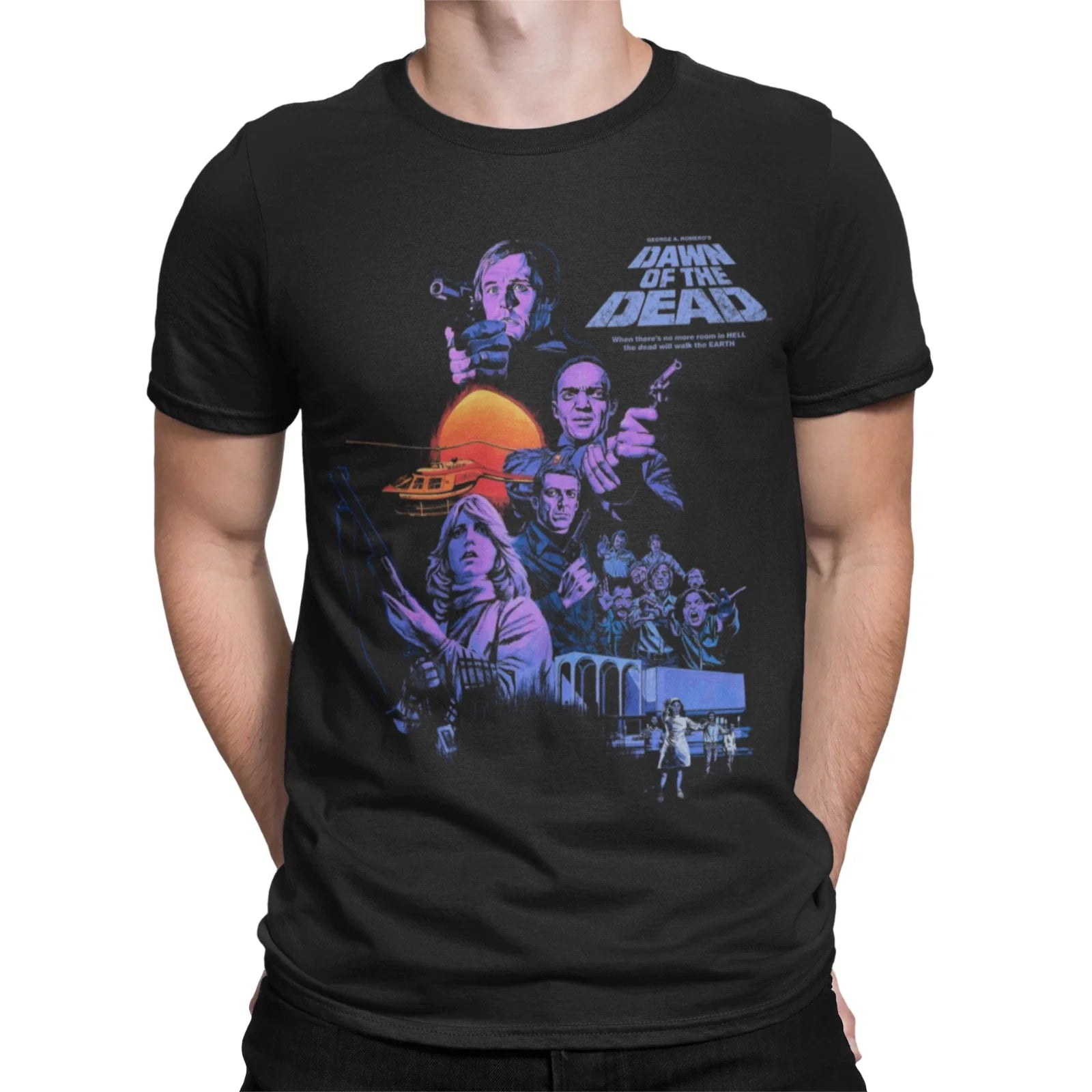 Dawn of the dead film movie horror Christmas birthday - Adult & Kids T-Shirts, Sweatshirts & Hoodies apparel design preview 1