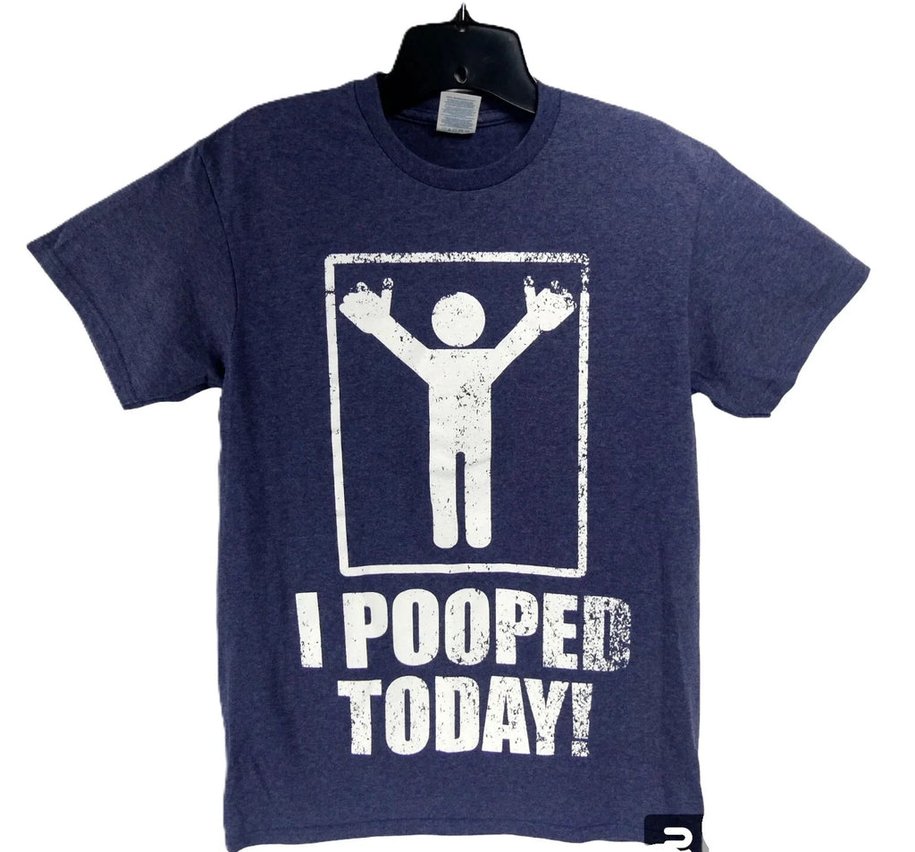 New I Pooped Today Sarcastic Humor Graphic Novelty - Adult & Kids T-Shirts, Sweatshirts & Hoodies apparel design preview 1