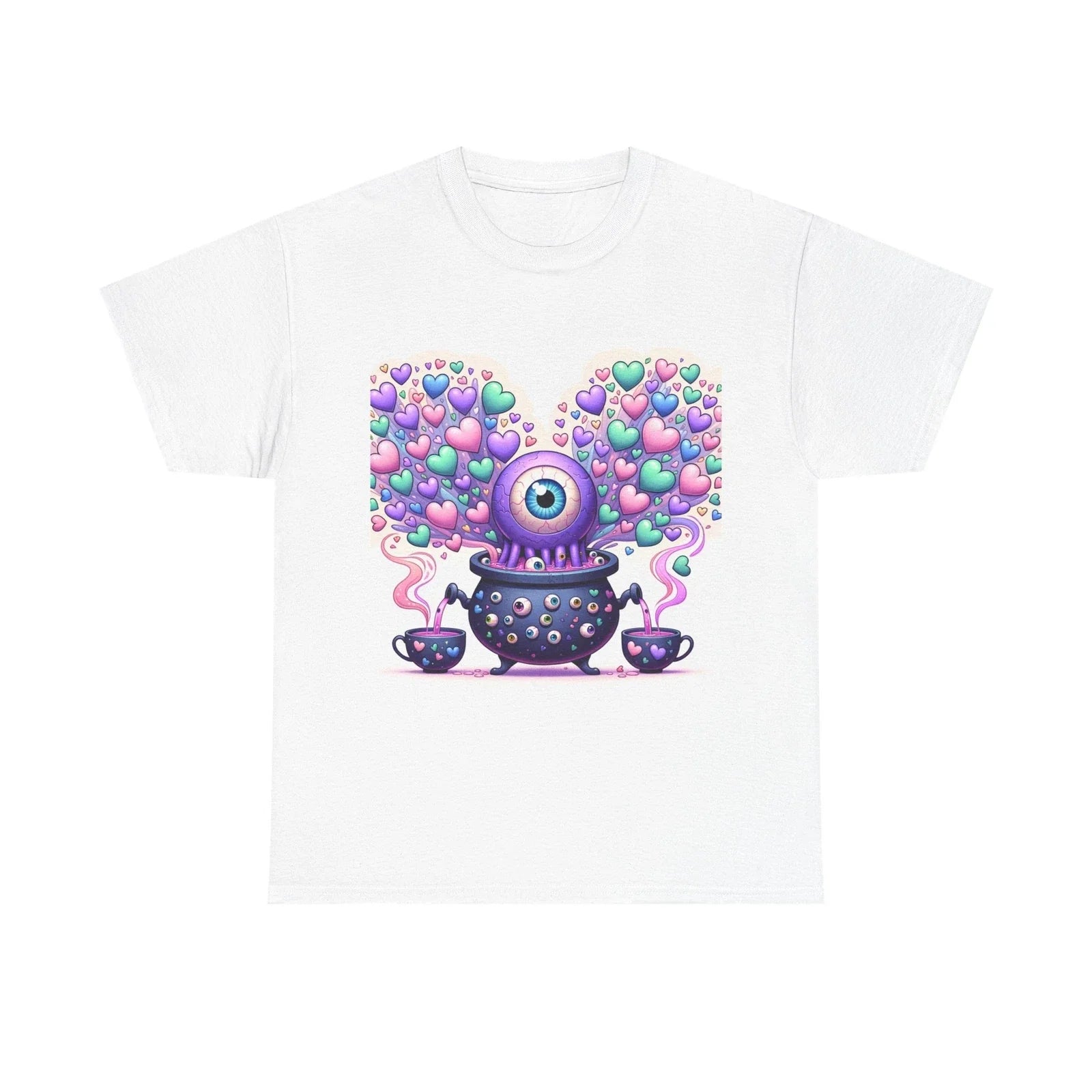 Kawaii Cyclops Tea Infusion - Adult & Kids T-Shirts, Sweatshirts & Hoodies apparel design preview 1