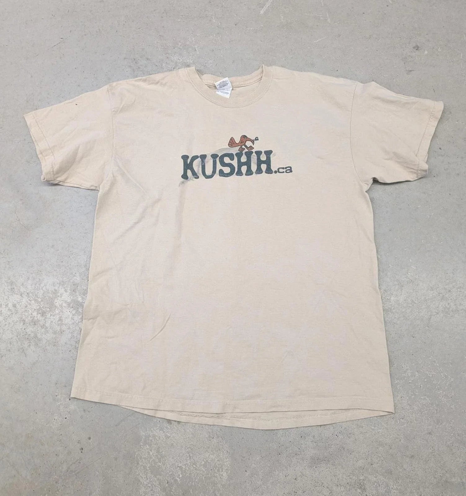 Y2K Kushh.ca Smoking Bird Logo - Adult & Kids T-Shirts, Sweatshirts & Hoodies apparel design preview 1