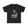 Leon Police Officer Portrait Cartoon Badge Emblem - Adult & Kids T-Shirts, Sweatshirts & Hoodies apparel design preview 1