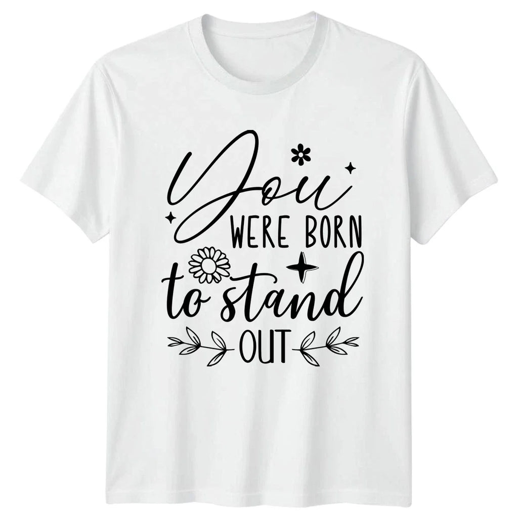 You Were Born To Stand Womens Motivational Birthday - Adult & Kids T-Shirts, Sweatshirts & Hoodies apparel design preview 1