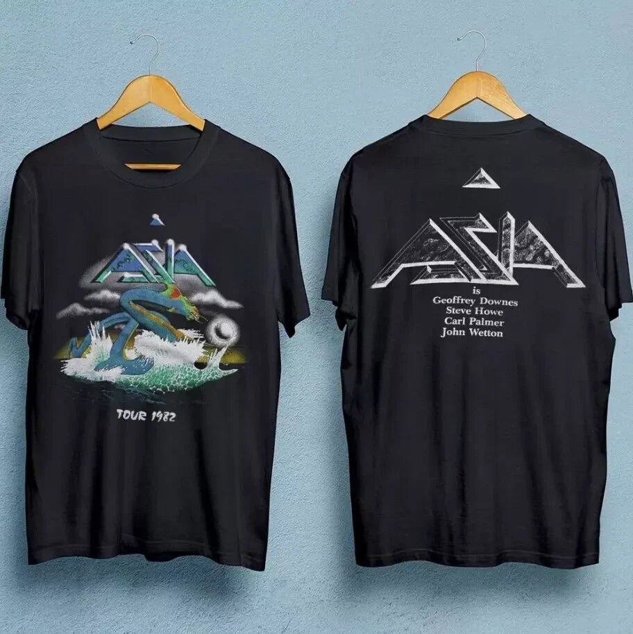 Asia Band tour men double-sided black unisex all - Adult & Kids T-Shirts, Sweatshirts & Hoodies apparel design preview 1