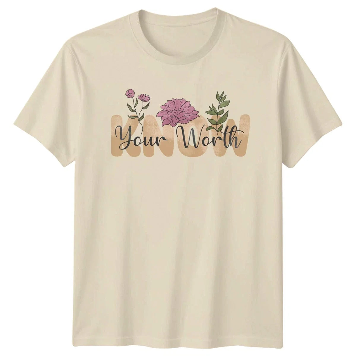 Your Worth Womens Self Love Motivational Mothers Day - Adult & Kids T-Shirts, Sweatshirts & Hoodies apparel design preview 1