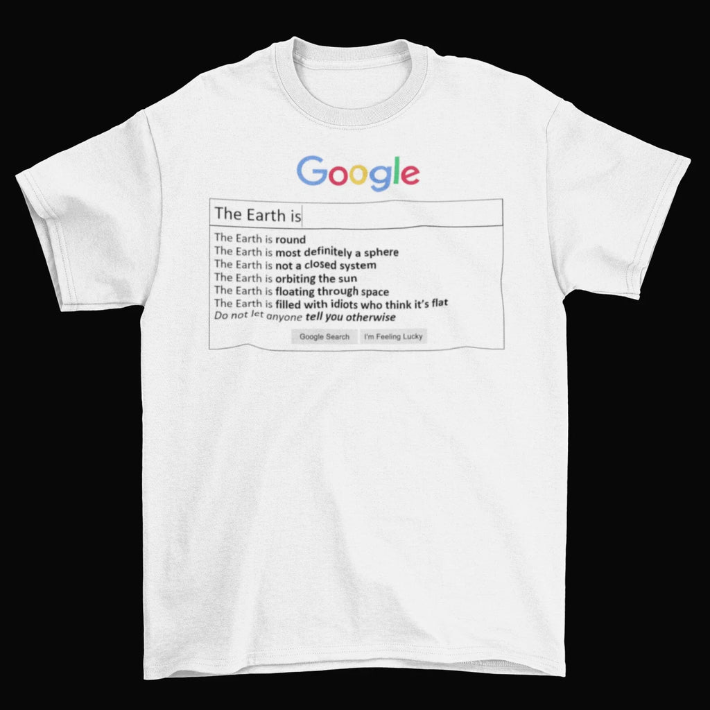Anti Flat Earth Unisex Adult Funny Sizes Cotton Round - Adult & Kids T-Shirts, Sweatshirts & Hoodies apparel design preview 1