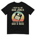 Mens Funny dad Jokes in dad-a-Base Vintage for - Adult & Kids T-Shirts, Sweatshirts & Hoodies apparel design preview 1
