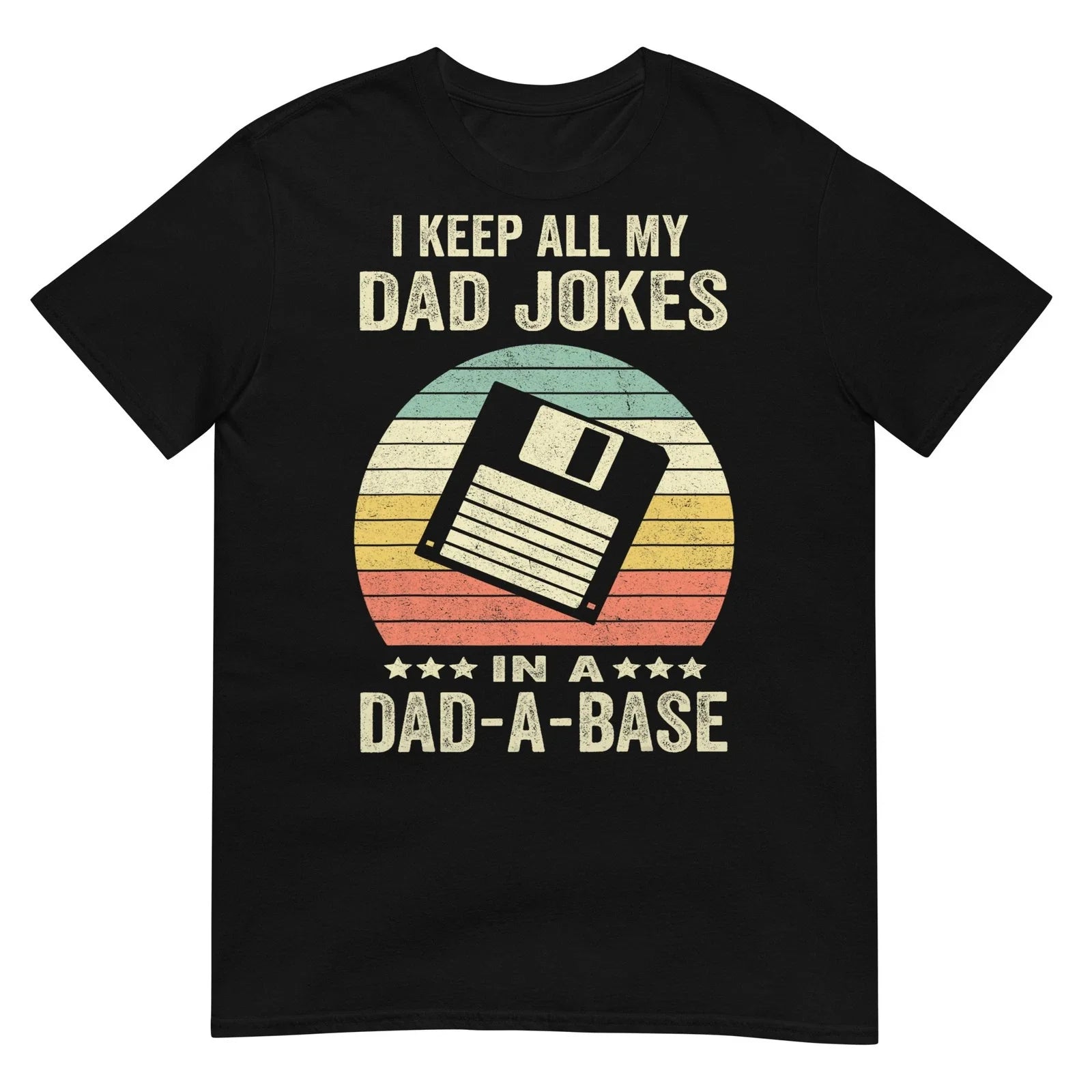 Mens Funny dad Jokes in dad-a-Base Vintage for - Adult & Kids T-Shirts, Sweatshirts & Hoodies apparel design preview 1