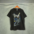 Vintage Y2K Mens Size XL Skeleton Platying Guitar - Adult & Kids T-Shirts, Sweatshirts & Hoodies apparel design preview 1