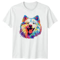 Colorful Samoyed Dog Pet Lover Gift For Him And Her - Adult & Kids T-Shirts, Sweatshirts & Hoodies apparel design preview 1