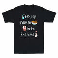 Tea Gift Men's Boba Ramen K-Pop Bubble Lover K-Drama - Adult & Kids T-Shirts, Sweatshirts & Hoodies apparel design preview 1