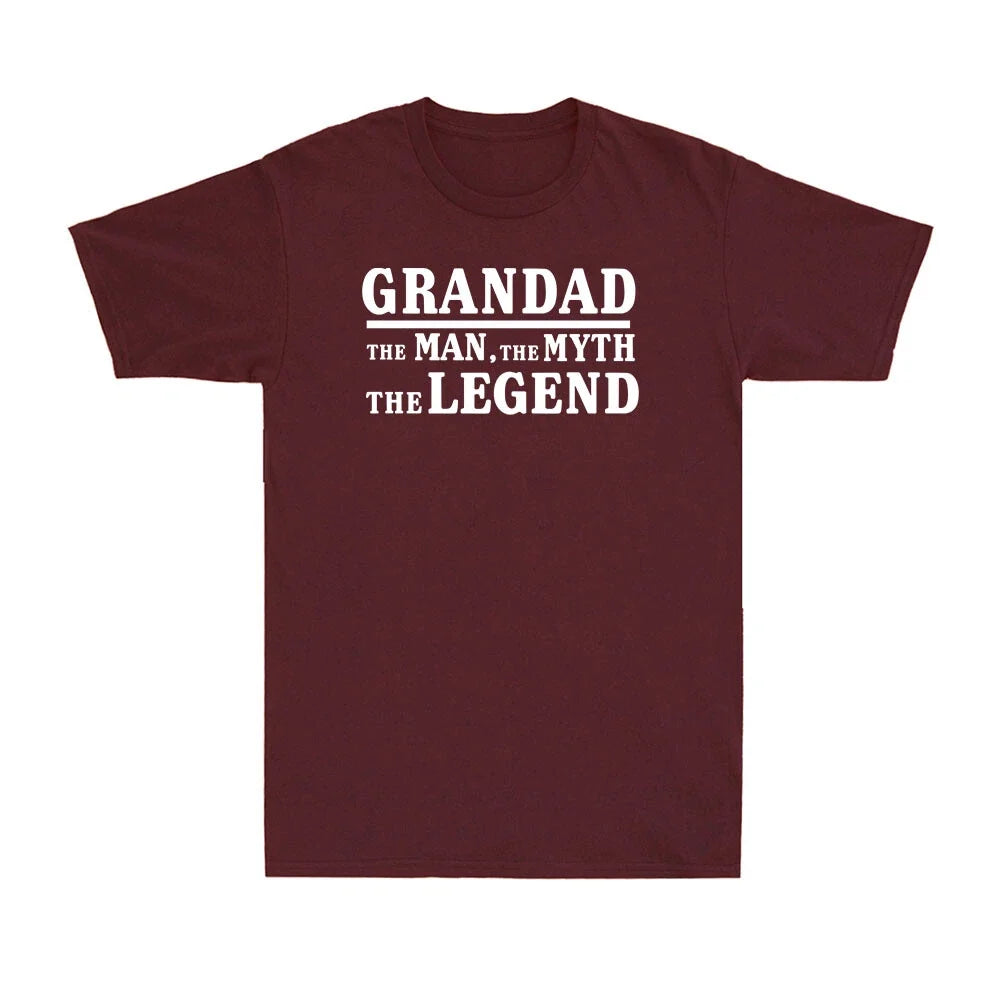 Grandad the Legend Myth Grandpa Dad Gift Joke Fathers - Adult & Kids T-Shirts, Sweatshirts & Hoodies apparel design preview 1