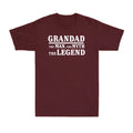 Grandad the Legend Myth Grandpa Dad Gift Joke Fathers - Adult & Kids T-Shirts, Sweatshirts & Hoodies apparel design preview 1