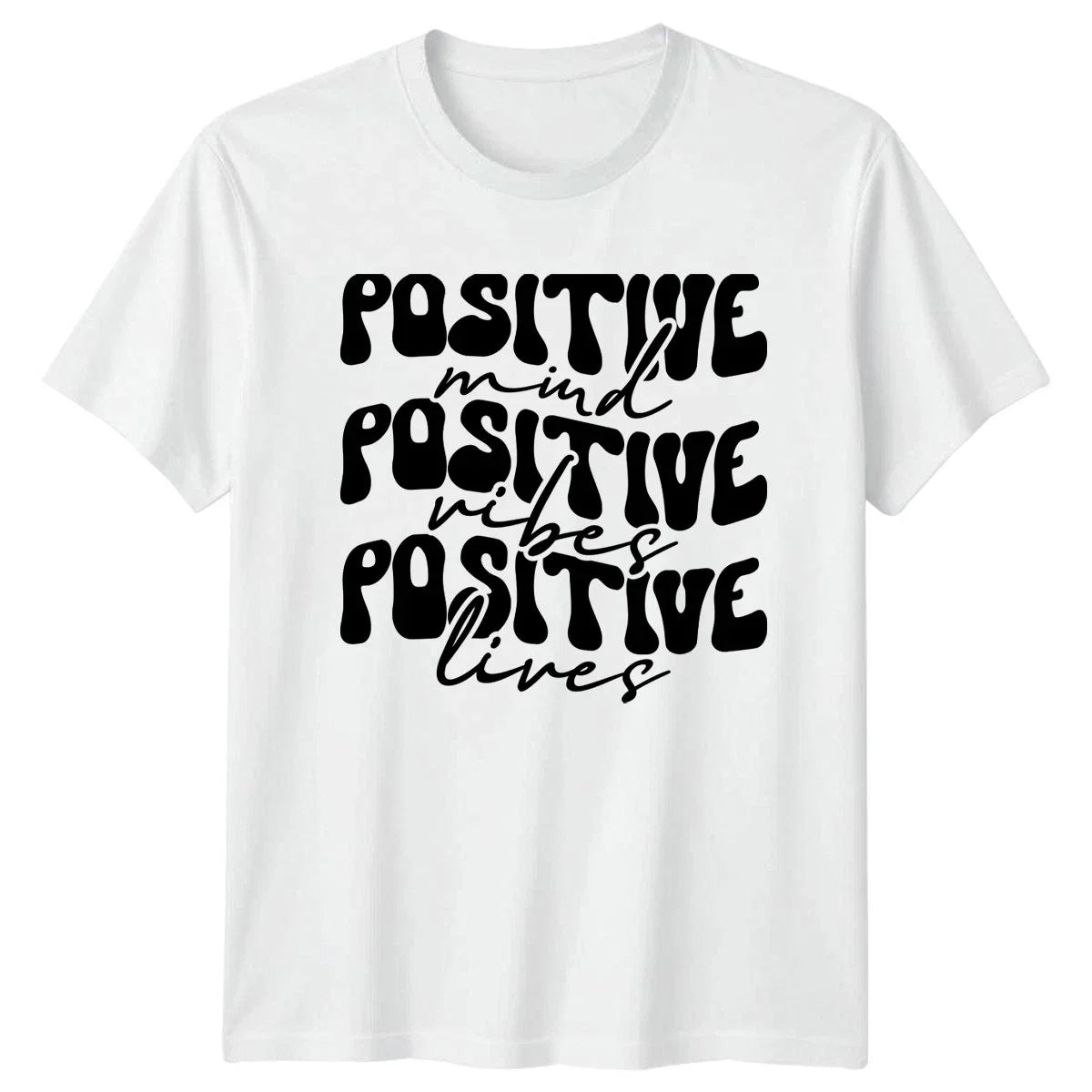 Positive Mind Vibes Lives Affirmations Motivational - Adult & Kids T-Shirts, Sweatshirts & Hoodies apparel design preview 1