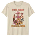 Purr-fectly Peaceful Vibes Cat Mushroom Retro Boho - Adult & Kids T-Shirts, Sweatshirts & Hoodies apparel design preview 1