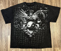 Vintage Y2K Cyber Goth Grunge Dragon Skull Tiger Emo - Adult & Kids T-Shirts, Sweatshirts & Hoodies apparel design preview 1