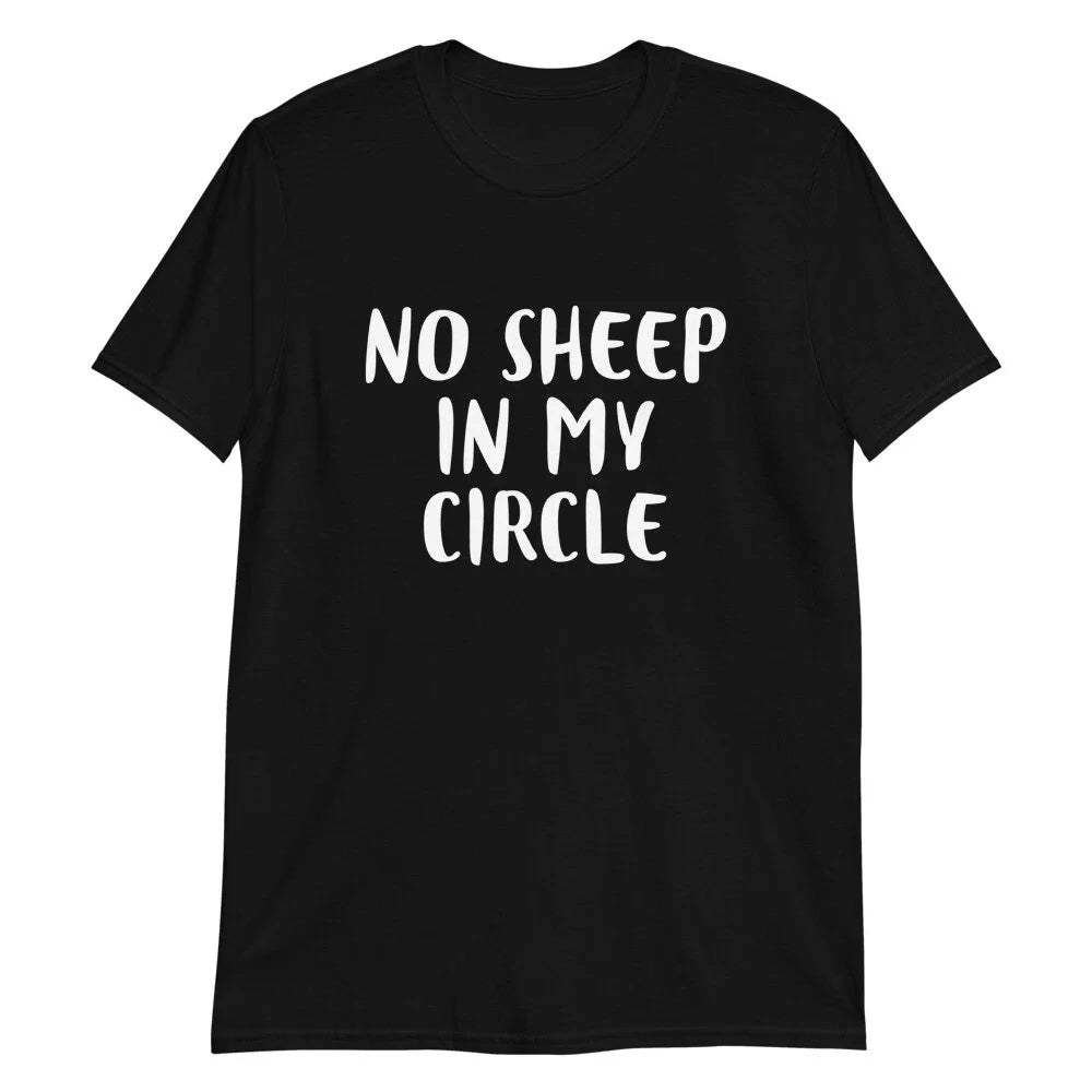 No Sheep In My Circle Funny Sarcastic Saying - Adult & Kids T-Shirts, Sweatshirts & Hoodies apparel design preview 1