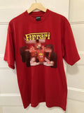 Y2K Vintage Ferrari F1 Racing Red Mens L 2000 - Adult & Kids T-Shirts, Sweatshirts & Hoodies apparel design preview 1