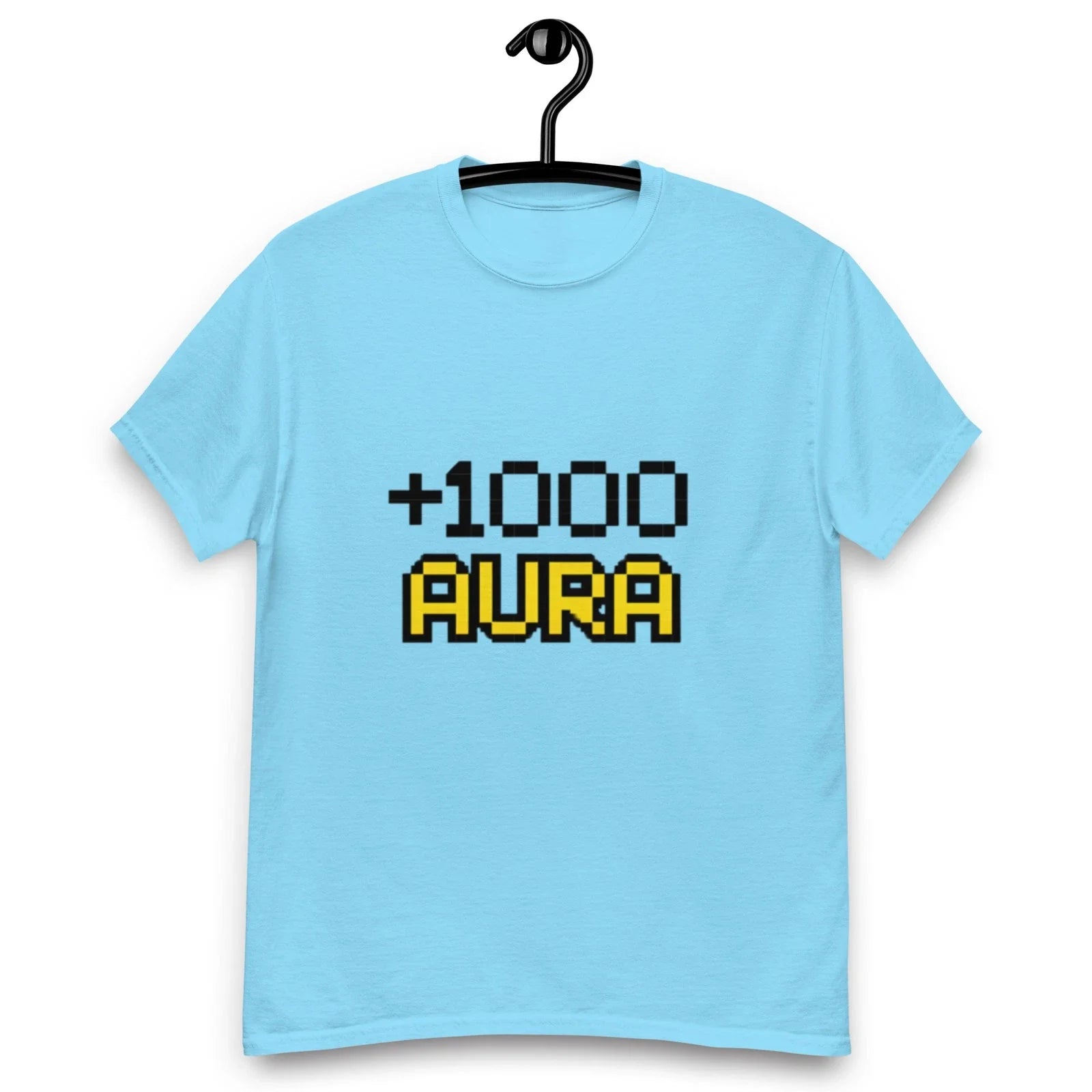 Maglietta +1000 Aura Viral Gen Z Meme Gamer Pixel Art - Adult & Kids T-Shirts, Sweatshirts & Hoodies apparel design preview 1