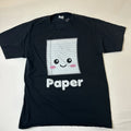 Paper Mens Medium Black Cute Kawaii Graphic Notebook - Adult & Kids T-Shirts, Sweatshirts & Hoodies apparel design preview 1
