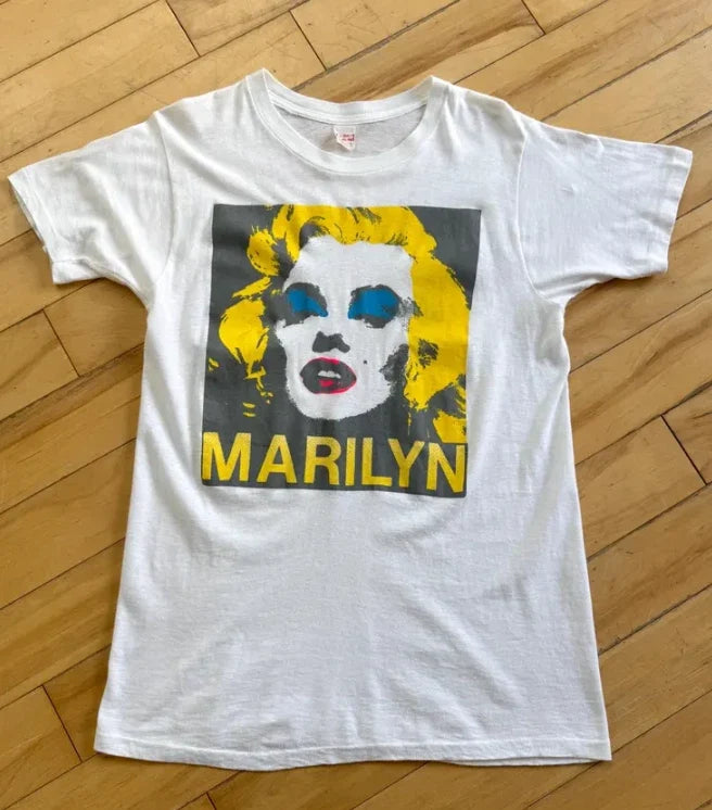 80s Marilyn Monroe Andy Warhol Style Pop Art Portrait - Adult & Kids T-Shirts, Sweatshirts & Hoodies apparel design preview 1