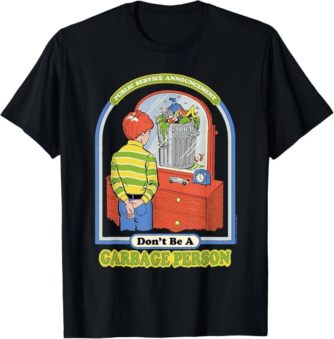 Garbage Person Sarcastic Retro Vintage Funny Adult - Adult & Kids T-Shirts, Sweatshirts & Hoodies apparel design preview 1