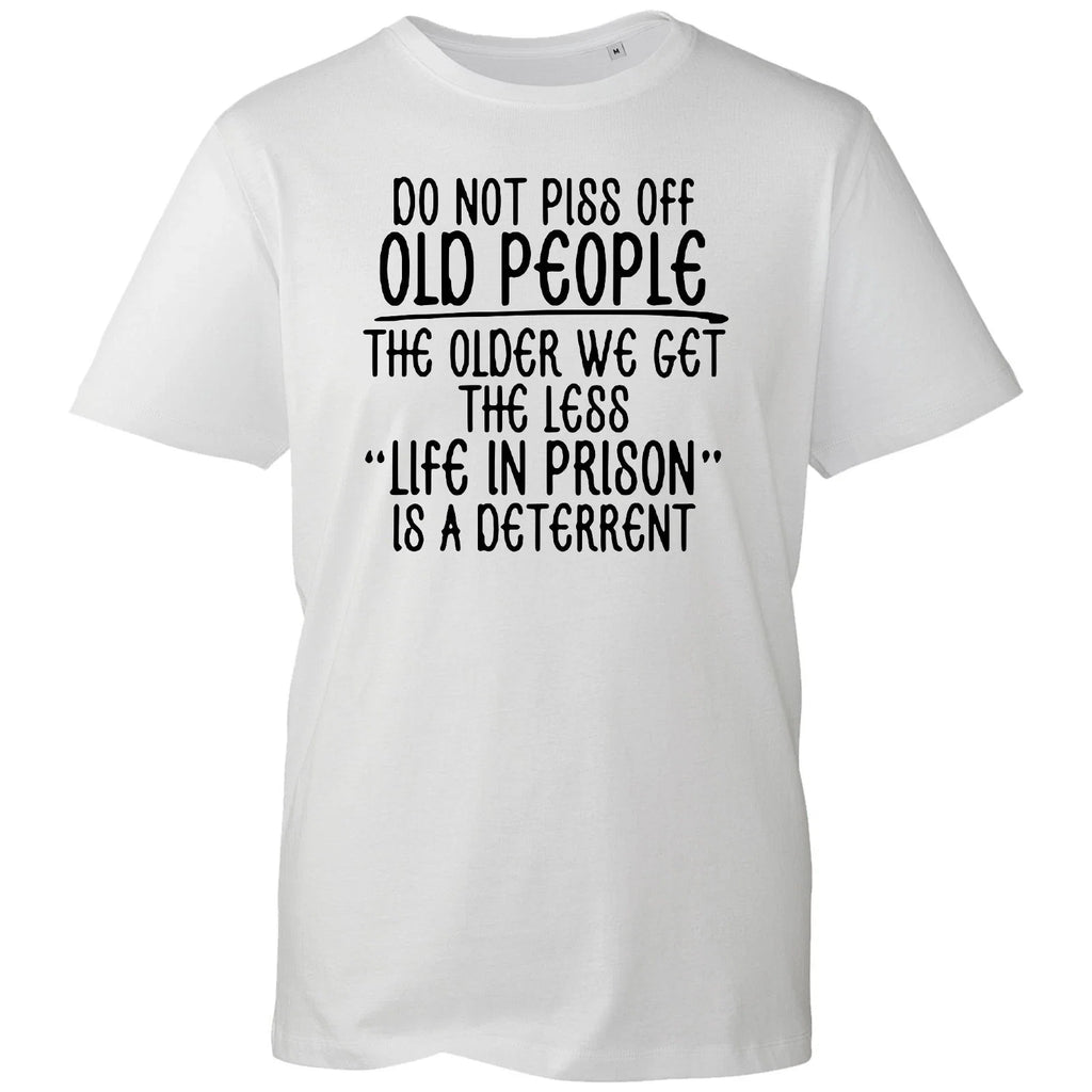 Funny Slogan Men Do Not Annoy Old People Joke Novelty - Adult & Kids T-Shirts, Sweatshirts & Hoodies apparel design preview 1