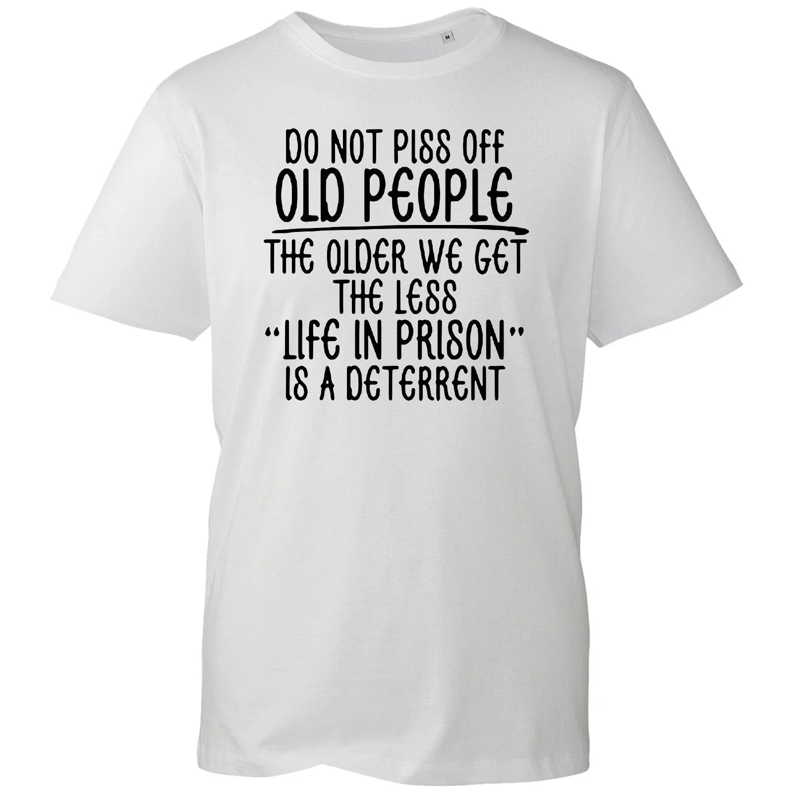 Funny Slogan Men Do Not Annoy Old People Joke Novelty - Adult & Kids T-Shirts, Sweatshirts & Hoodies apparel design preview 1