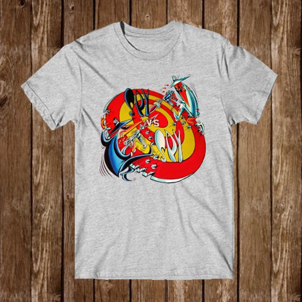 Spy vs Movie Cartoon Men's Grey Size S-5XL - Adult & Kids T-Shirts, Sweatshirts & Hoodies apparel design preview 1