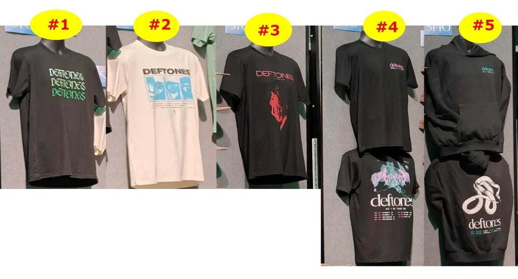NEW Deftones sydney merch 2026 reprint - Adult & Kids T-Shirts, Sweatshirts & Hoodies apparel design preview 1