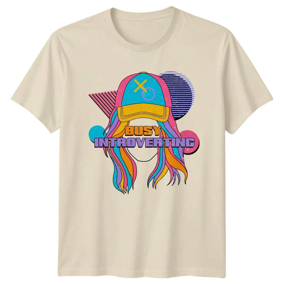 Busy Introverting Womens Retro 90s Style Gift For Her - Adult & Kids T-Shirts, Sweatshirts & Hoodies apparel design preview 1