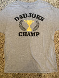 Dad Joke Champ Large - Adult & Kids T-Shirts, Sweatshirts & Hoodies apparel design preview 1