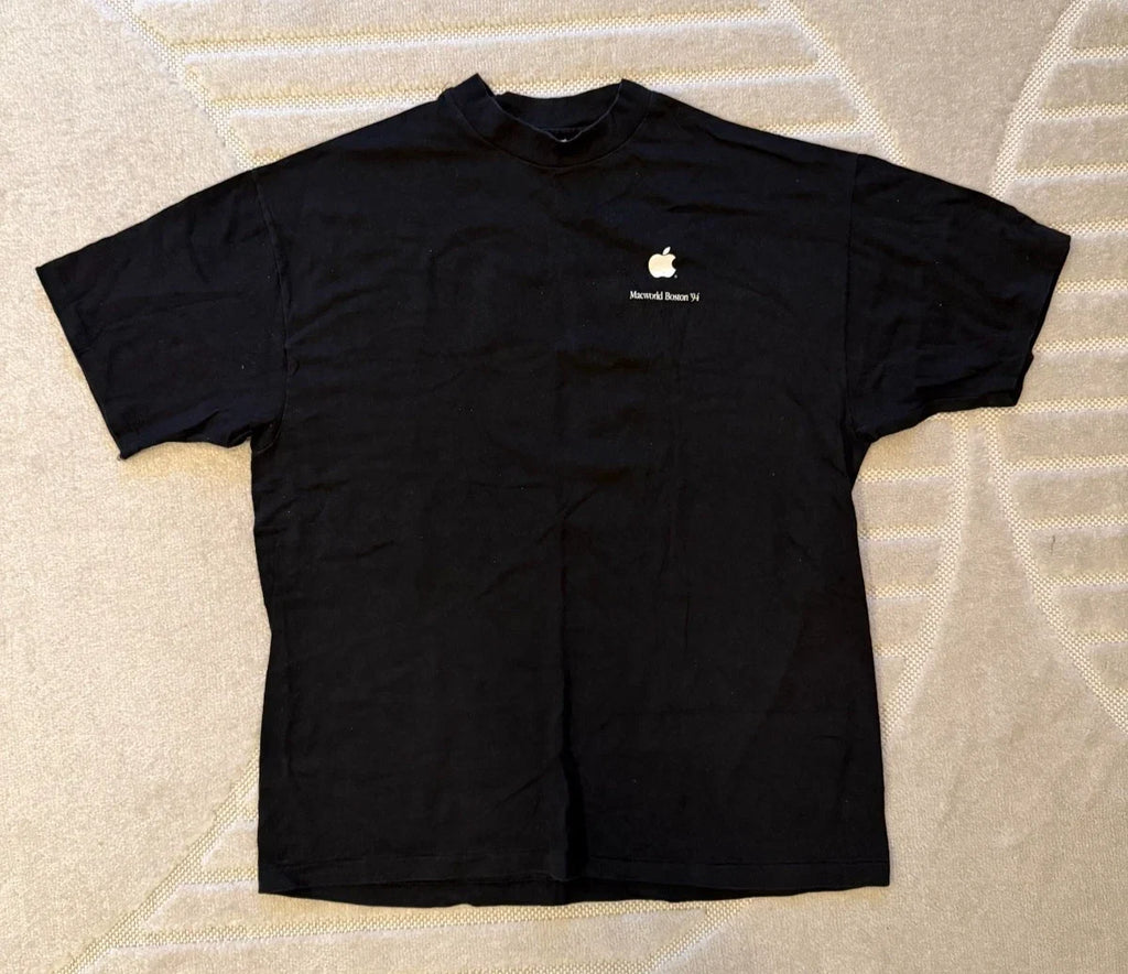 Macworld Boston '94 Black in size US Men's X-Large - Adult & Kids T-Shirts, Sweatshirts & Hoodies apparel design preview 1