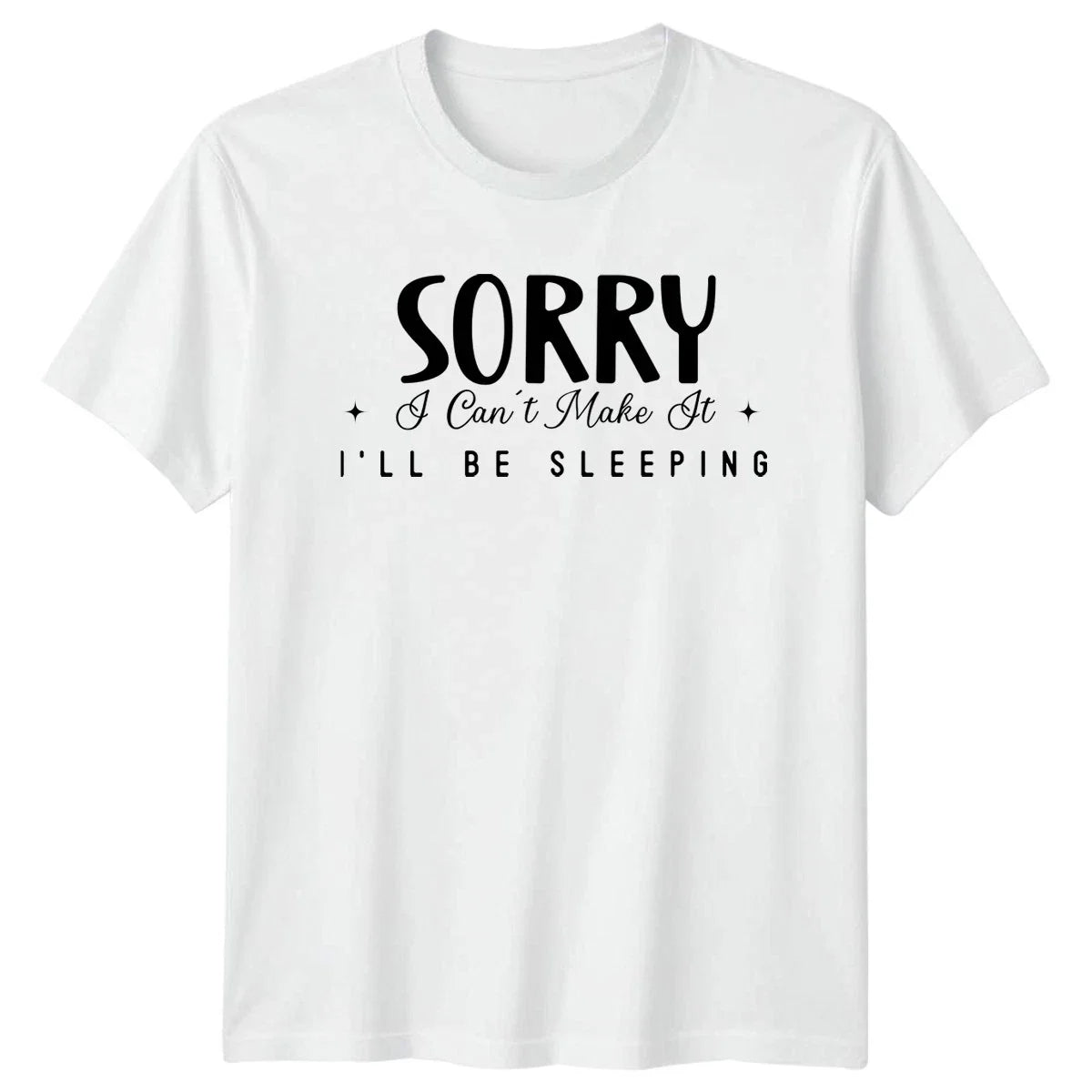 Sorry I Cant Make It Sleep Humor Introvert Birthday - Adult & Kids T-Shirts, Sweatshirts & Hoodies apparel design preview 1
