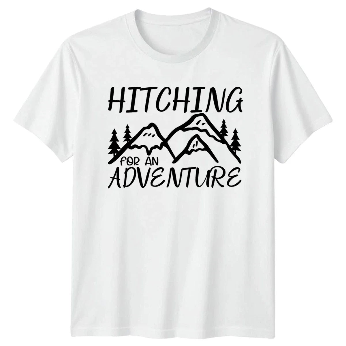 Hitching For An Adventure Camping Outdoors - Adult & Kids T-Shirts, Sweatshirts & Hoodies apparel design preview 1