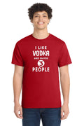 Funny Vodka Introvert Drinking Joke Bar Humor Alcohol - Adult & Kids T-Shirts, Sweatshirts & Hoodies apparel design preview 1