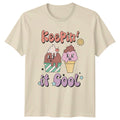 Retro Keepin' It Cool Ice Cream Summer Groovy Kawaii - Adult & Kids T-Shirts, Sweatshirts & Hoodies apparel design preview 1