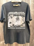 Dystopia Human Garbage Crust Punk Band Full Size - Adult & Kids T-Shirts, Sweatshirts & Hoodies apparel design preview 1