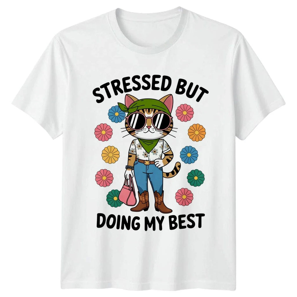 Stressed But Doing My Best Womens Stress Relief Gift - Adult & Kids T-Shirts, Sweatshirts & Hoodies apparel design preview 1