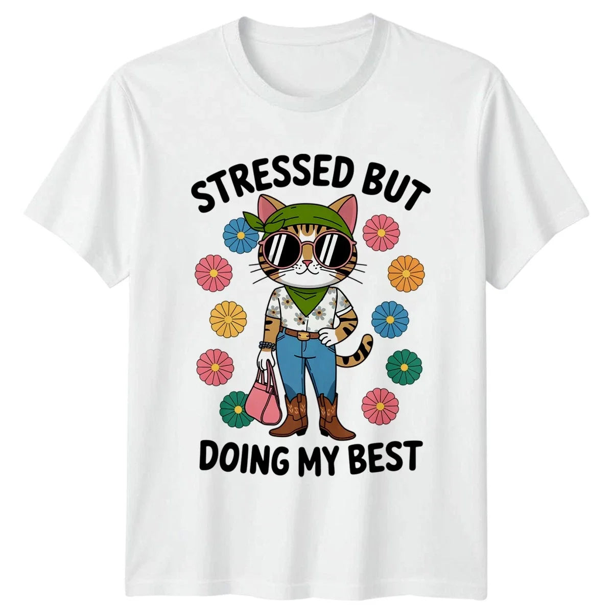 Stressed But Doing My Best Womens Stress Relief Gift - Adult & Kids T-Shirts, Sweatshirts & Hoodies apparel design preview 1
