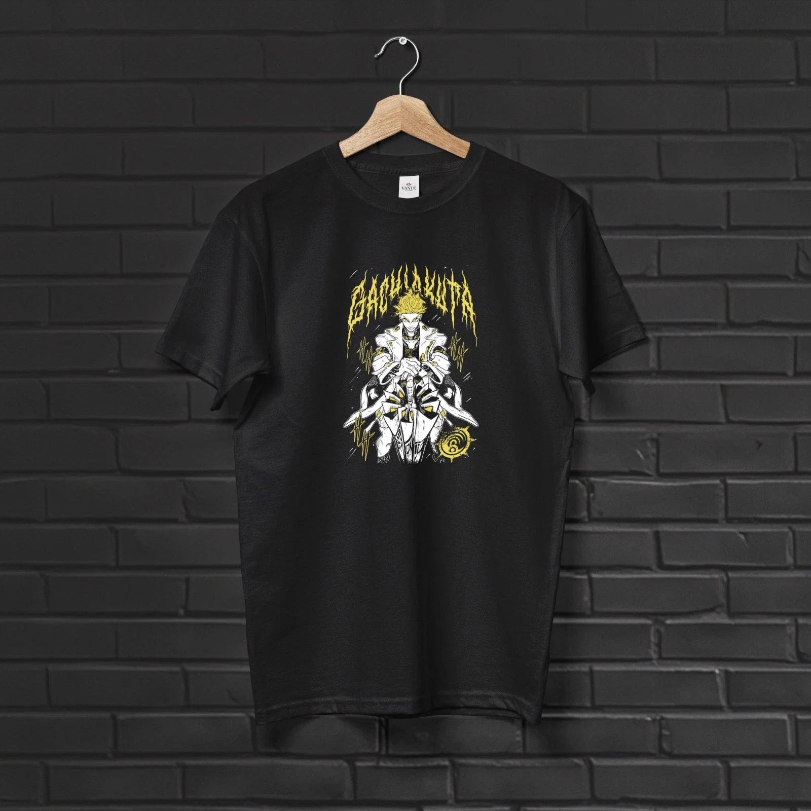 Enjin Yellow Graphic Casual Anime Men Unisex Cotton - Adult & Kids T-Shirts, Sweatshirts & Hoodies apparel design preview 1