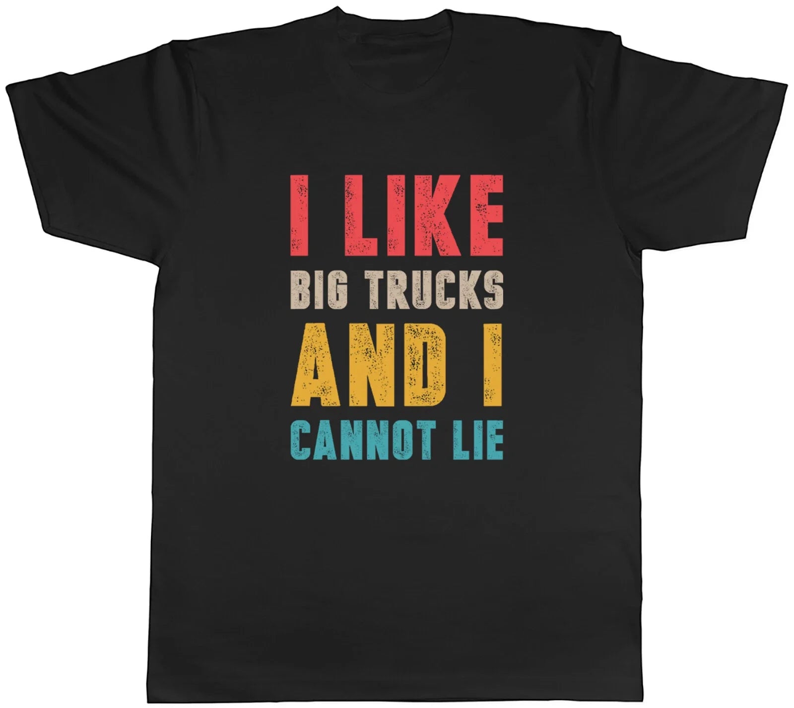 Trucker Trucking Mens I Like Big Trucks Cannot Lie - Adult & Kids T-Shirts, Sweatshirts & Hoodies apparel design preview 1
